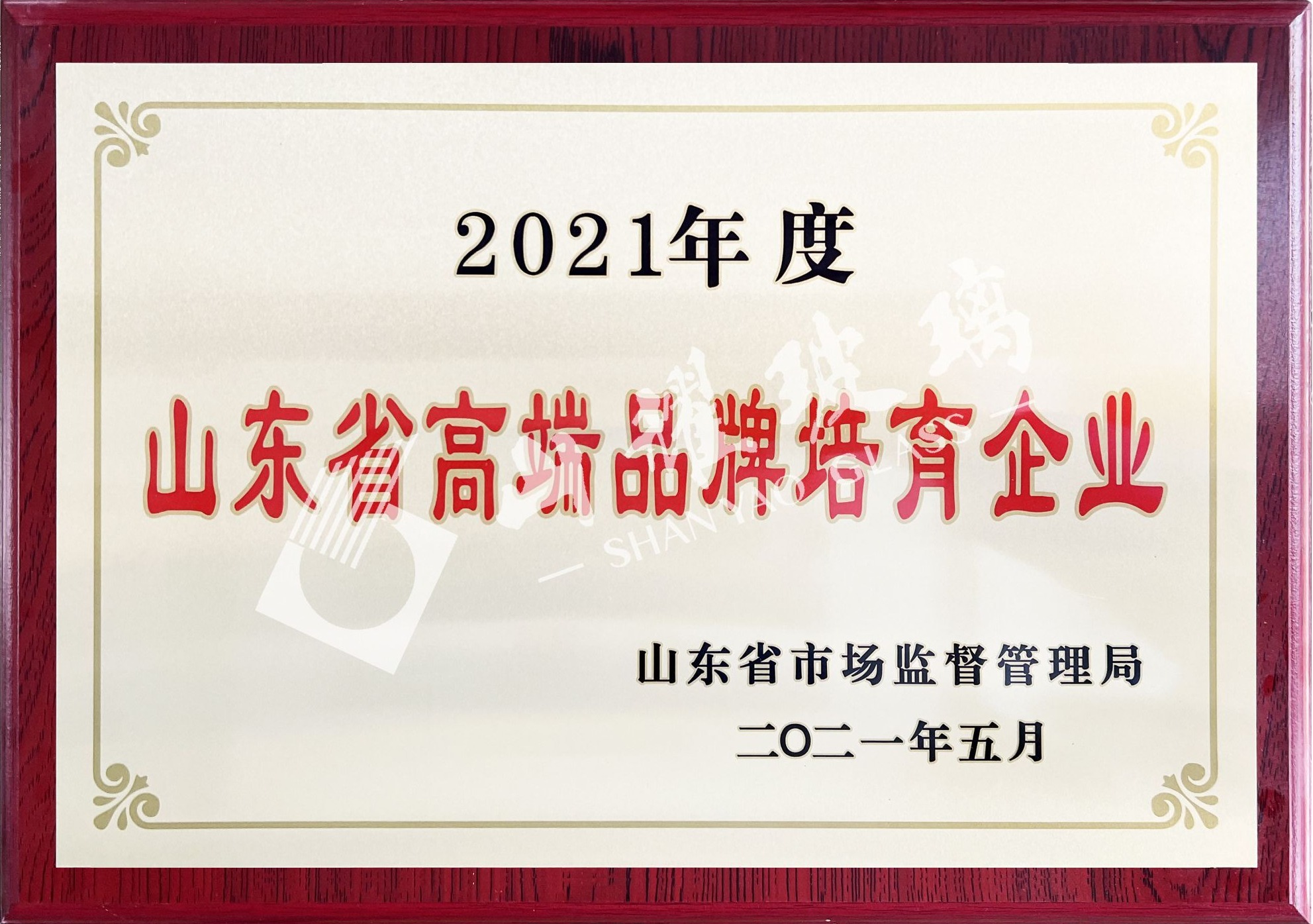 2021年度山(shān)东省高端品牌培育企业